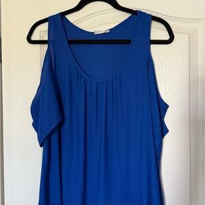 Elegant Blue Women's Top